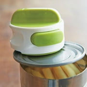 SENJIAQ Can Opener Open Your Cans With A Simply Push Of Button No Sharp Edge Food-Safe And Handheld Can Opener,Green
