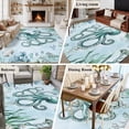 thumbnail image 6 of Rectangle Area Rug 5x8ft,Ocean Octopus Shell Seaweed Washable Carpet Non-Slip Runner Accent Rugs Indoor Floor Mat for Bedroom Living Room Decor,Sea Monster Underwater World, 6 of 9