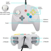 LUXMO Classic N64 Controller Retro Wired Mini N64 Controller Gamepad Joystick for N64 Home Video Game Console System
