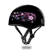 D.O.T. DAYTONA SKULL CAP- W/ FLOWERS