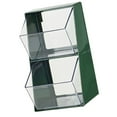 thumbnail image 3 of Tea Coffee Condiment Organizer, U Shaped Double Layers Tea Bag Holder, Large Capacity Ea Caddy Box Containers, Transparent Multifunction Rack for Cosmetics Snacks Toys, 3 of 8