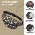 thumbnail image 5 of Fanny Pack Vintage Halloween Scene Pattern Waist Pack Bag,Running Cross Bag,Waterproof Large Fanny Packs for Women Men for Travel Running Hiking Cycling, 5 of 6