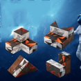 thumbnail image 1 of (2 Ensembles) Casse-Tête cube Magique Géométrique en Forme Spéciale Tridimensionnelle (cube Magique changeable), 1 of 4
