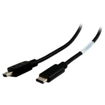Tripp Lite U040-006-MINI 6 ft. Black USB 2.0 Hi-Speed Cable (5-Pin Mini-B Male to USB Type-C Male)