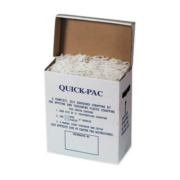 Postal Approved Poly Strapping Kit, 1/2" X 3000'