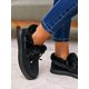 thumbnail image 3 of Zapatillas de mocasín para mujer, botas cálidas de invierno, zapatos acogedores para casa, antideslizantes para interiores y exteriores, 3 of 6