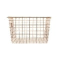 thumbnail image 5 of Spectrum Diversified Steel Wire Storage Basket Organizer for Closets, Pantry, Kitchen, Garage, Bathroom and More, Medium, Copper, 5 of 12