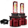 thumbnail image 2 of for Dodge Dakota 2005-2010 LED Headlight Bulbs 9008/H13 High Beam and Low Beam 2pc, 2 of 9
