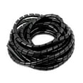 thumbnail image 1 of Unique Bargains 8mm Flexible Spiral Tube Cable Wire Wrap Computer Manage Cord Black 4 Meter, 1 of 1
