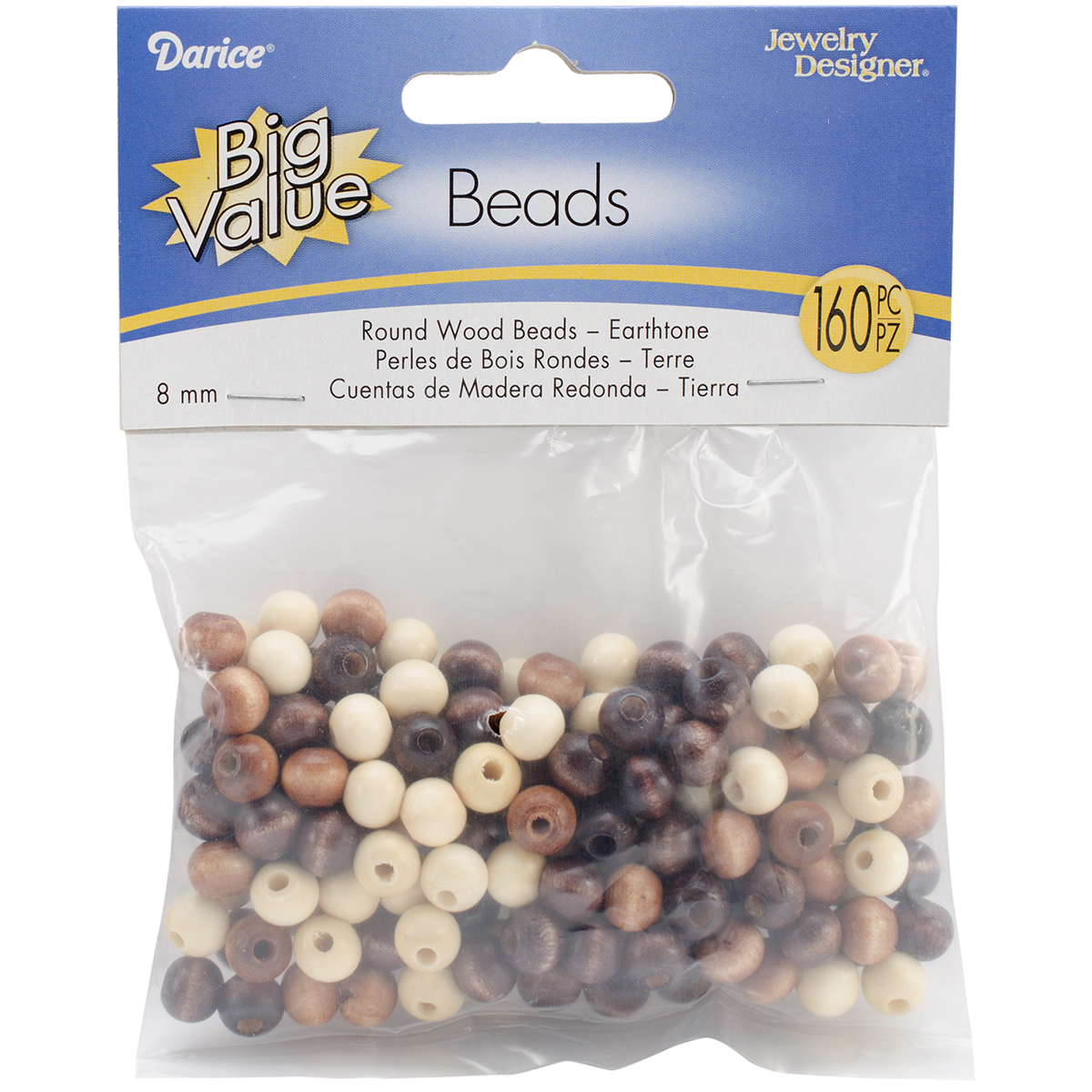 Round Wood Beads 8mm 160/PkgEarth Tones Walmart Canada