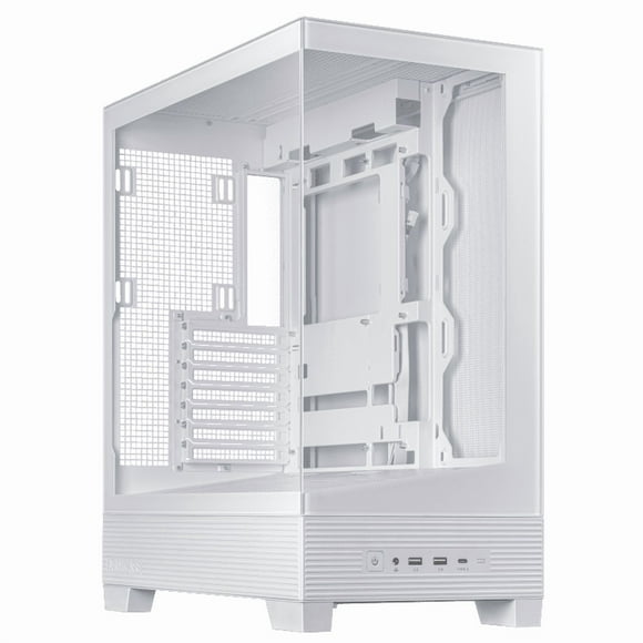 Gabinete Gamer ASUS A31 TG WHITE Media Torre Cristal USB-C
