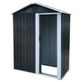thumbnail image 2 of 3x5FT Outdoor Storage Shed,Waterproof Metal Garden Sheds with Lockable Double Door,Weather Resistant Steel Tool Storage House Shed for Yard,Garden,Patio,Lawn, 2 of 6