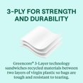 thumbnail image 3 of Seventh Generation Kitchen Garbage Bags 13 Gallon Pack of 6 Extra Strong Made from Recycled Plastic 20 count, 3 of 6