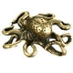 thumbnail image 2 of Pequeño adorno de pulpo de latón. Adorno de latón. Decoración de escritorio con forma de pulpo., 2 of 8