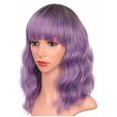 thumbnail image 1 of False Curly  Hair, Soft Adjustable Curly  With Bang For Birthday, 1 of 8