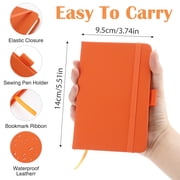 sixwipe 6 Pack Pocket Small Notebook Journals, 960 Lined Pages Hardcover Mini Notebooks for Work Travel, 3.7”x5.5” Small Pocket Notepad, Little Cute A6 Notebook for Note Taking