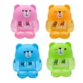 thumbnail image 1 of Taille-crayons en forme d'ours sur le thème de la jungle U Style, pack de 4, 1 of 4