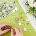 thumbnail image 4 of 30 Sets DIY Blank Dome Brooch Making Kit 20mm Brooch Bezel Trays with Butterfly Pin Backs Cabochon Brooch Findings Stainless Steel Brooch Base Settings for DIY Jewelry Making, 4 of 9