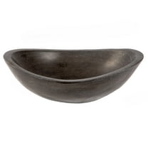 Stone Canoe Sink - Honed Black Limestone