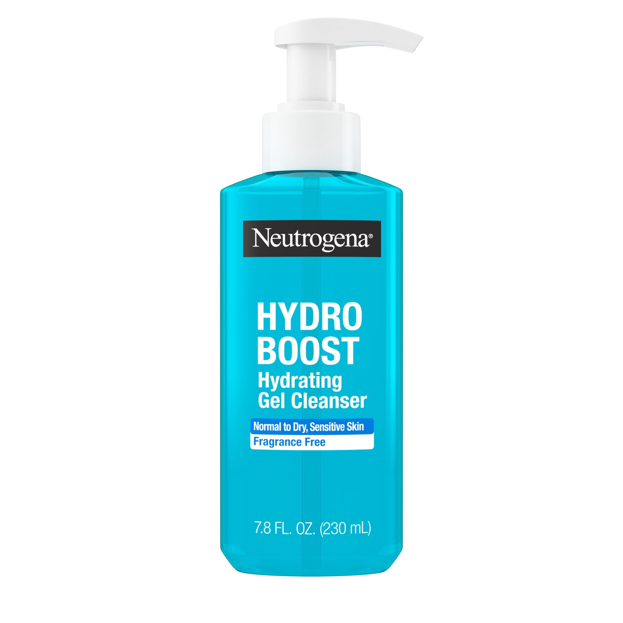 Neutrogena Hydro Boost Fragrance Free Hydrating Gel Cleanser, 7.8 fl oz