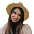 thumbnail image 4 of Bucket Hats Men's And Women's Solid Ribbon Bucket Hat Jazz British Hat Bucket Hats, 4 of 4