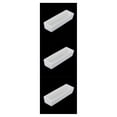 thumbnail image 3 of Yuarrent Crisol de corindón cerámico de alúmina, 100x30x20mm, soporte de muestra para botes para hornos de mufla de tubo Type1 NO1, 3 of 6