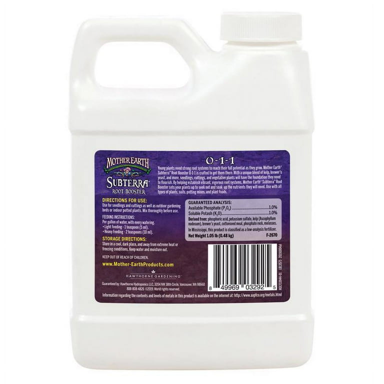Mother Earth HGC733944 Subterra Root Booster Hydroponic