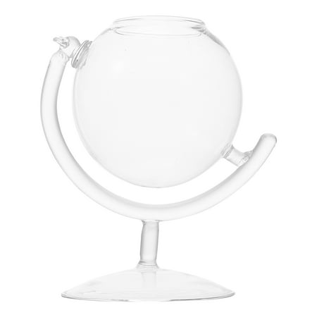 

1pc Globe-shaped Glass Goblet Bar Glass Goblets Cocktail Glass Transparent