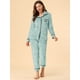 thumbnail image 2 of Conjuntos de pijama para mujer Ropa de dormir con botones Traje de noche suave para mujer Conjuntos de salón Pj Azul XS, 2 of 6
