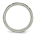 thumbnail image 5 of Chisel Titanium Brushed Laser Design 8mm Band, 5 of 9