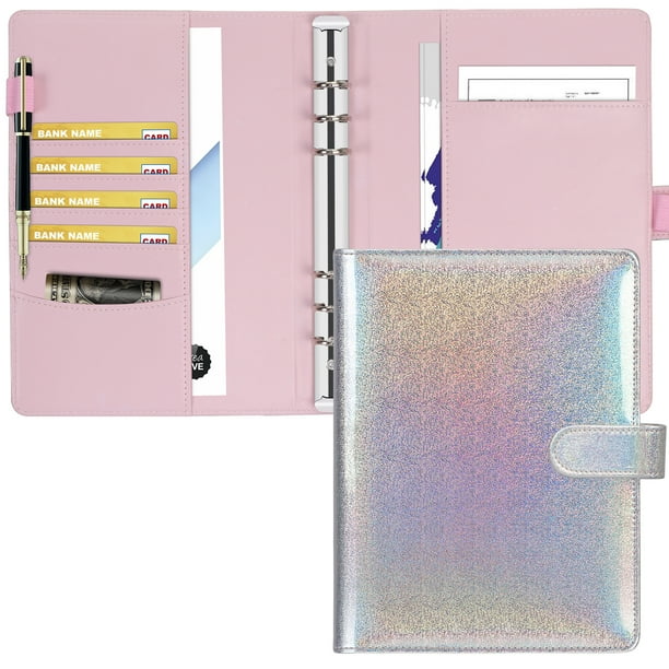 Toplive Leather A5 Binder,6 Round Ring Binder Planner Notebook Cover