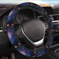 thumbnail image 4 of Cauagu Planets Stars And Galaxies1 Print Car Steering Wheel Cover - Universal Car Accessory for Diverse Cars for Steering Wheel with a Diameter of 14.5"-15", 4 of 7