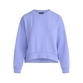 thumbnail image 5 of Scoop Women's and Women's Plus Ultimate Scubaknit Cropped Sweatshirt with Drop Sleeves, Size XS-4X, 5 of 5