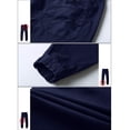 thumbnail image 5 of Pantalones deportivos tipo chino para hombre, ajustados, color violeta azulado, 5 of 5
