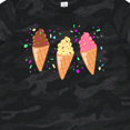 thumbnail image 4 of Inktastic Ice Cream Trio with Sprinkles Boys or Girls Toddler T-Shirt, 4 of 5