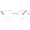 Gold, variant on Agstum Pure Titanium Retro Round Gold Eyeglasses Frame without Nose Pads
