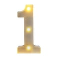 thumbnail image 1 of Fiudx Lámpara con Letras Led Decorativas, Luz Nocturna Tipo Marquesina, Decoración Versátil para El Hogar, Celebraciones de Cumpleaños y Bodas, Ambiente Romántico, Fácil de Usar con Pilas., 1 of 6