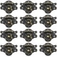 thumbnail image 1 of GFDYREE Furniture Hasp Latch Antique Style Lock Decorative Cabinet Jewelry Box Mini Clasp with Screws 12 Sets, 1 of 5