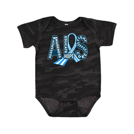 

Inktastic ALS Awareness Ribbon Gift Baby Boy or Baby Girl Bodysuit