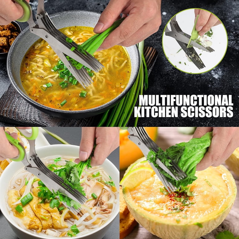 Juyafio Kitchen Shears 2-Pack with Herb Scissors photo 4