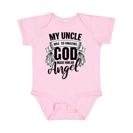 

Inktastic My Uncle Was So Amazing God Made Him an Angel Gift Baby Boy or Baby Girl Bodysuit