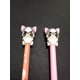 thumbnail image 1 of Juego de mini bolígrafos con dibujos creativos, bonitos y con forma de fruta y animal, accesorios para bolígrafos de gel, extensor de tapa de silicona suave, 1 of 1