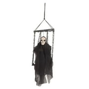 Halloween Cage Hanging Ghost Luminescent Ghostly Screams Battery Powered Halloween Ghost Decoration for Indoor Outdoor