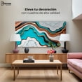 thumbnail image 3 of Cuadro Decorativo Canvas Abstracto Mármol Acuático 120x60 Canvas Revolution, 3 of 3