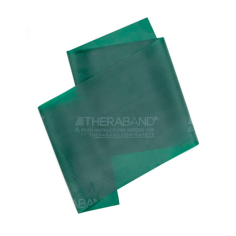 THERABAND Resistance Bands 50 YD Green Heavy Thickness 4.6 LBS Resistance Level 4