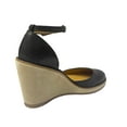thumbnail image 2 of A.P.C. Women's Ankle Strap Wedges US 7 Black, 2 of 3