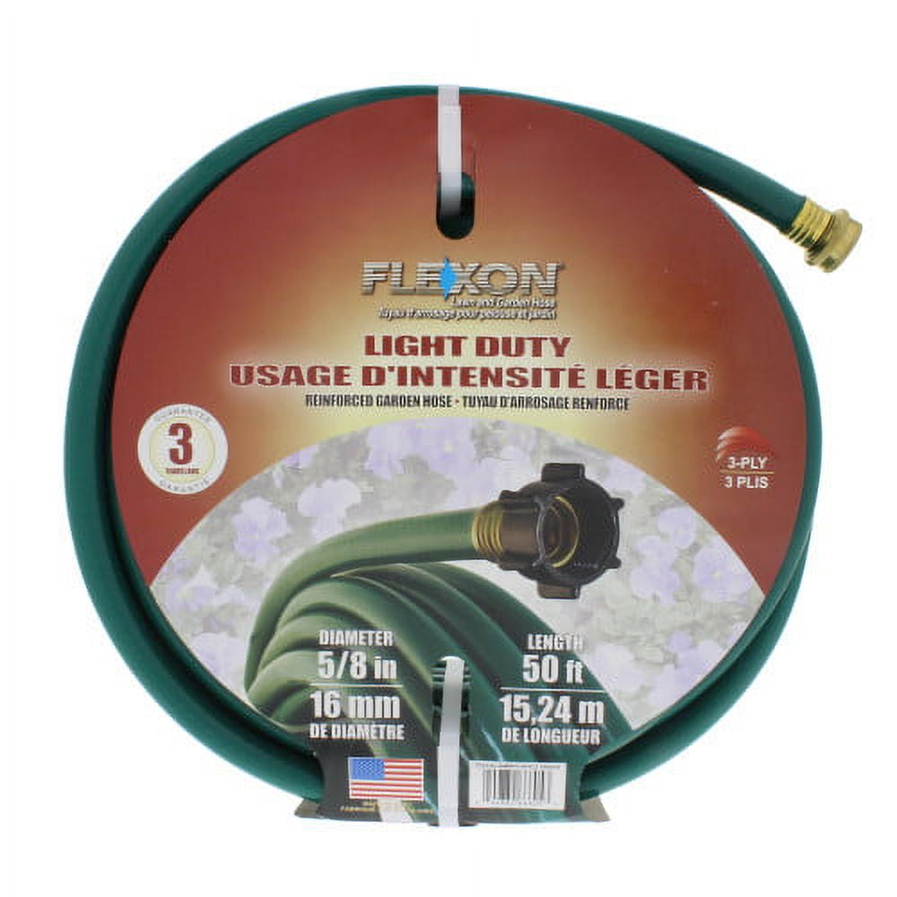 AquaPlumb FR5850 5/8-Inch 3-Ply Reinforced Premium Garden Hose (50 Feet)