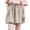 Khaki, variant on Clearance! Lisingtool Shorts for Women Cotton and Shorts Women's Casual Large Size Printed Plaid Pants Versatile Wide Legs Promotion Sale