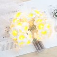 thumbnail image 3 of AAOMASSR 20-LED String Light Hawaiian Foam Artificial Plumeria Flower Battery Powered Fairy Starry Lights for Wedding Beach Party, 3 of 5