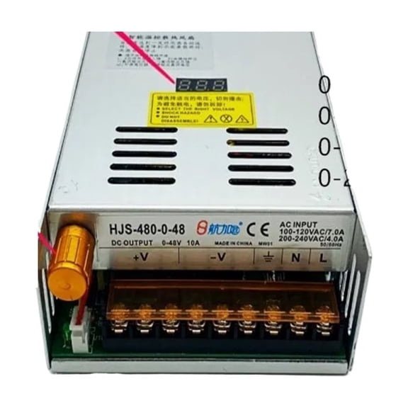 AC DC To 5V 12V 24V Switching Power Supply Adjustable 36V 48V 60V 80V 120V 160V 480W Digital Display ,Easy Operation